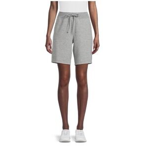 Athletic Works - Women's - Gray - French Terry Bermuda Shorts - Size XS